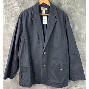 The Duluth Trading Company Blue Twill Presentation Jacket sz XL (15666)